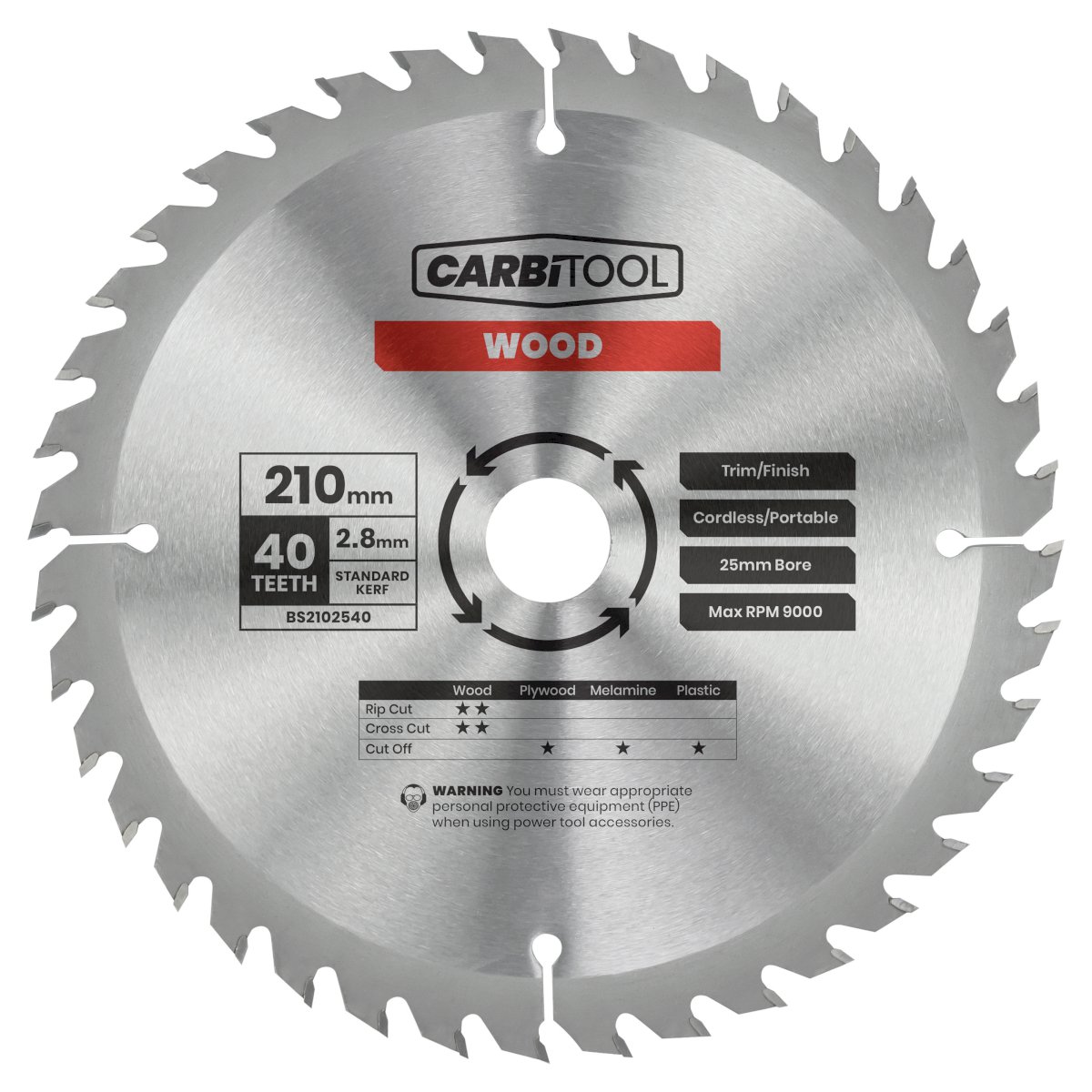 Wood Cutting Standard Kerf Carbitool